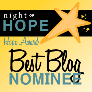 RESOLVE: Night of Hope Best Blog Nominee 2017